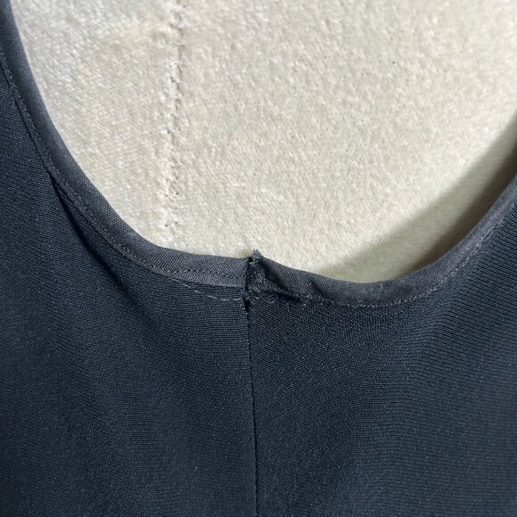 Vtg Albert Nipon Nightsfor Bergdorf  Formal Little Black Dress Feathers READ - Picture 11 of 11